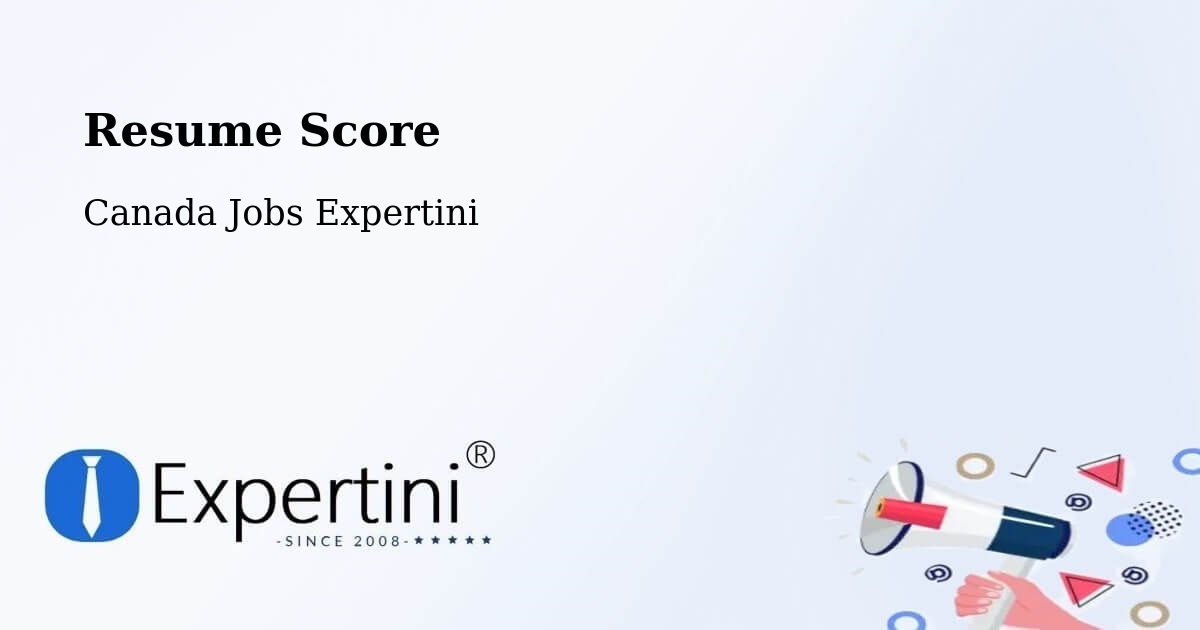 Resume Score & Job Description Match Tool – Aurora - Canada Jobs Expertini